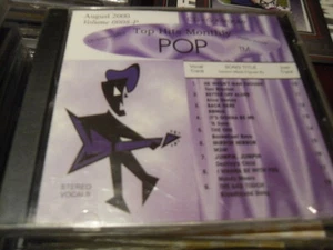 TOP HITS MONTHLY POP KARAOKE CD+G AUGUST 2000 VOL 0008-P SEALED - Picture 1 of 1