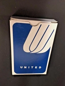 United Airlines Spielkarten blau & weiß verpackt - Bild 1 von 7