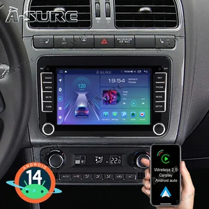 Autoradio 2+32G Android 14 GPS 2din Navi für VW GOLF 5 6 plus Passat Touran Polo - Bild 1 von 14