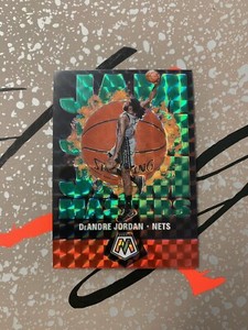 2019-20 Panini Mosaic Jam Masters Green Prizm #3 DeAndre Jordan Nets