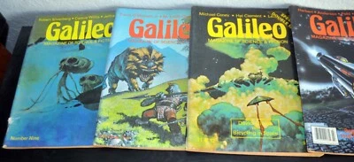 GALILEO MAGAZINE  1970's Issues #9 THRU #16. (Lot of 7) Science & Fiction - Image 1 of 4