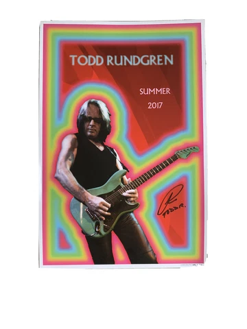 TODD RUNDGREN - 2017 TOUR VIP PACKAGE: Signed POSTER + T-SHIRT + TOTE BAG Cover