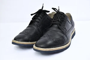 Clarks TOR Ltd England Soft Leather Dress Wingtip Oxfords Shoes Mens Sz 9.5 - Picture 1 of 12