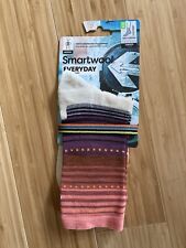 NWT SmartWool Women’s Stitch Stripe Socks Peach Purple Multi Sz Med