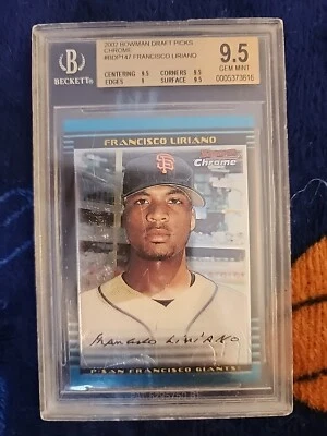 Bowman Draft Picks 2002 cromo Francisco Liriano Bgs 9,5 Foto 1 de 2