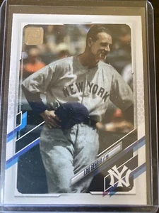 2021 Topps Series 1 LOU GEHRIG Image Variation SP New York Yankees 🗽⚾️🗽 - Bild 1 von 4