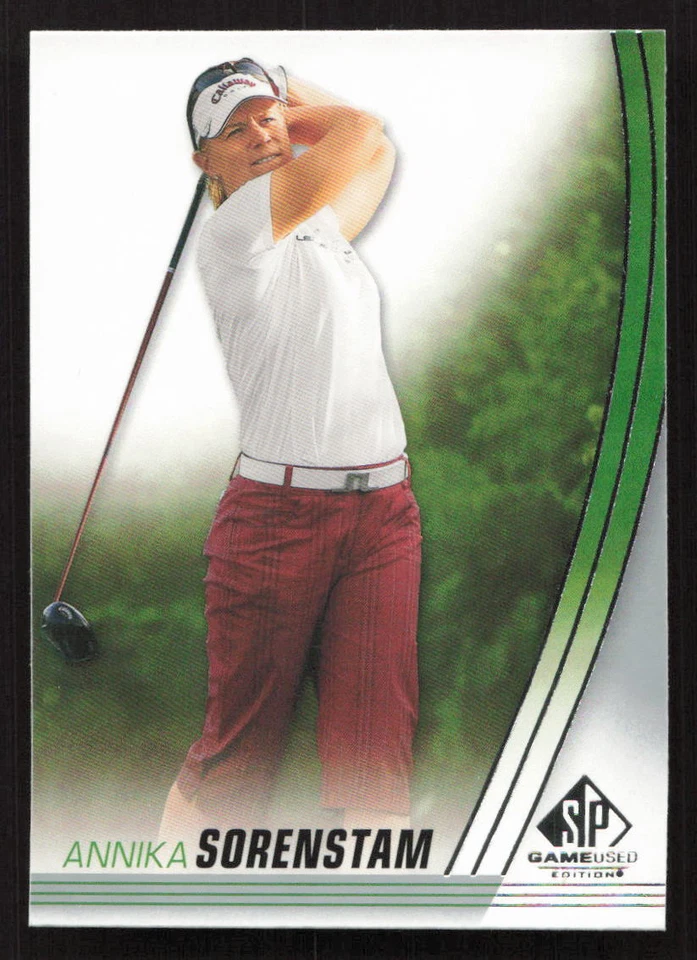 2021 SP Game Used Annika Sorenstam #7 Card - Image 1 of 2