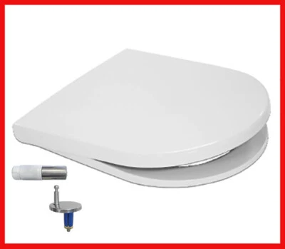 sedile copri water ideal standard blend curve wc vaso asse tavoletta soft bagno - Immagine 1 di 4