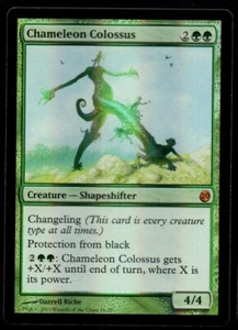 MRM ENGLISH FOIL Chameleon Colossus - Colosse cam�l�on MTG Magic FTV - Picture 1 of 1