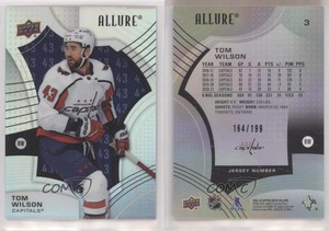 2021-22 Upper Deck Allure Number /199 Tom Wilson #3