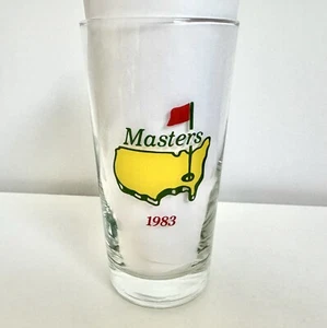 1983 Masters Tournament Champions Drinking Glass Augusta National Vintage 5.5” - Picture 1 of 7