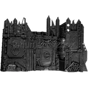 KTOD10 GRANDE CLOISON DECORS ORK KT OCTARIUS WARHAMMER 40000 BITZ W40K A3 - Imagen 1 de 1