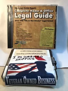 The Legal Guide Complete Home And Office Legal Guide / CD- ROM/ New Never Opened - Picture 1 of 2