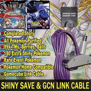 Pokemon Colosseum & XD Gale of Darkness Gamecube Memory Card! - Picture 1 of 7