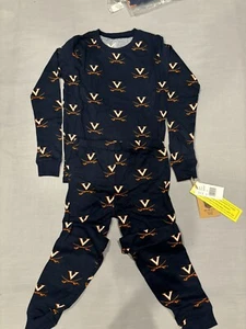 NUEVO Pijama a juego para niños University of Virginia Cavaliers pijama ropa de dormir - Imagen 1 de 3