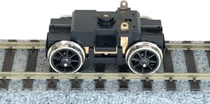 Tenshodo HO Gauge Coreless Power Truck 24.5S 10.5 Spoke Wheels 05016 Model Train - Picture 1 of 3