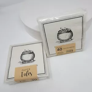 Halloween DRINK UP WITCHES Papier Cocktail Servietten Kessel 2 Packungen à 40 T25 - Bild 1 von 5