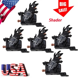 5pcs Tattoo Coils Machine 10 Wrap for Tattooing Shader Lightweight 402-D Black - Picture 1 of 12