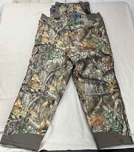 Realtree Edge Camouflage Bib Overalls Men XL Hunting Fishing Outdoor New No Tag - Picture 1 of 15