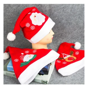 Christmas Hat Xmas Santa Claus Hat for Adult Cap Headwear Comfort Party Supplies - Picture 1 of 16