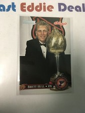 1995 DONRUSS NHL HOCKEY BRETT HULL HART TROPHY KELLOGG'S PROMO INSERT CARD MVP