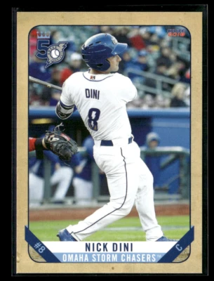 Nick Dini 2018 Omaha Storm Chasers Team Set - Image 1 of 2