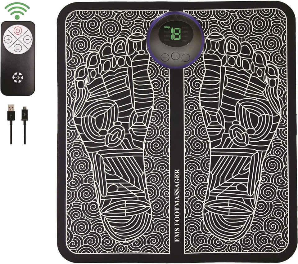 DYZI EMS ELECTRICAL FOOT MASSAGER MUSCLE PAIN RELIEVE STIMULATION CIRCULATION