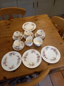 Royal Albert Lavender Rose Tea Set. Original 1960s Qualitity Tea Set - Picture 1 of 9