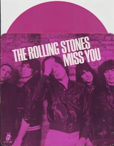 The Rolling Stones ‎- Miss You (Pink Vinyl 12" - UK 1978) - Imagen 1 de 3