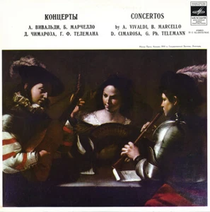 KURLIN Oboe VIVALDI MARCELLO CIMAROSA TELEMANN Concerti MELODIYA C10-9475 B/S - Picture 1 of 3