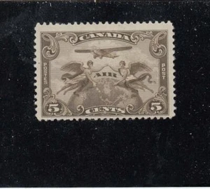 CANADA (MK4735) # C1 FVF-MLH 5cts 2 WINGED FIGURES /AIR MAIL CAT VALUE $15 - Bild 1 von 1