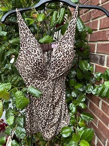 Neu mit Etikett Victoria's Secret VINTAGE-BH-Oberteil Leopardenmuster 36B - Bild 1 von 5