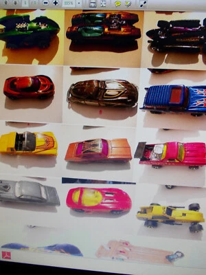LOTTO STOCK 14 MODELLINI AUTO Hot Wheels + RAMPA PISTA ANNI 80 /90 DA COLLEZIONE - Immagine 1 di 4