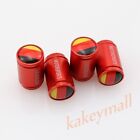 Universal Tire Tyre Valve Caps Wheels Germany Flag Car Air Dust Cover Red Style Nissan Urvan