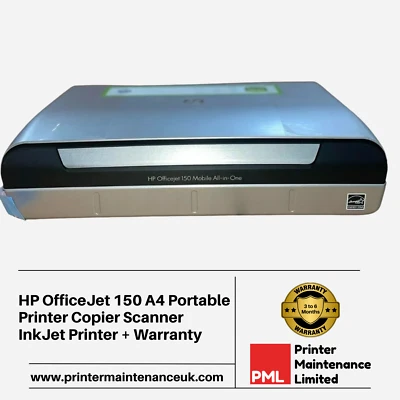 HP OfficeJet 150 A4 Portable Printer Copier Scanner InkJet Printer + Warranty - Image 1 of 3