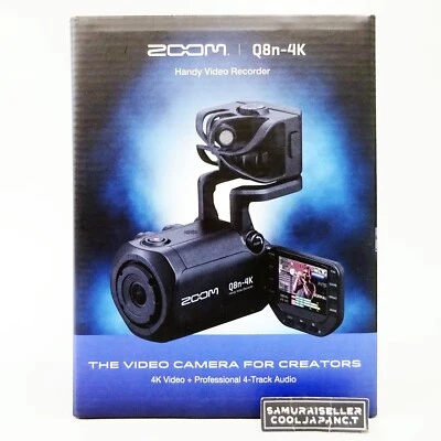 ZOOM Q8n-4K Handlicher Videorecorder 4K Hohe Qualität Videoaufnahme Live Stre... - Bild 1 von 4