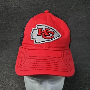 Kansas City Chiefs Hat Youth One Size Red New Era 9Twenty Mesh Snapback Cap NFL - Picture 1 of 19