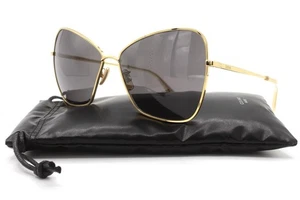 Celine CL40080U 40080U Sunglasses Gold Clear 30A Authentic 64mm - Picture 1 of 6