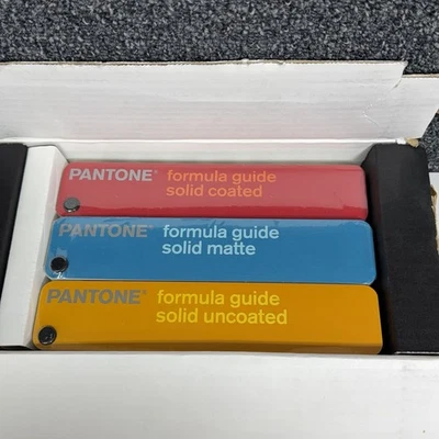 Pantone Formula Guide Solid Coated Matte Uncoated Set w/ CD Sealed NOS - Image 1 of 4