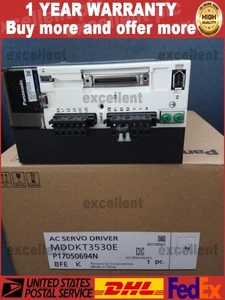 US Free TAX NEW ORIGINAL 1PC PANASONIC AC SERVO DRIVER MDDKT3530E - Picture 1 of 6