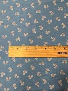 Süßer Vintage SPRINGS INDUSTRIES kleiner Druck Blumenmuster Stoff 44" breit BTHY - Bild 1 von 2