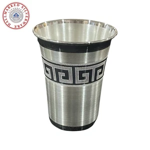Vetro di design 999 argento puro marcato - Style#09 - Foto 1 di 10