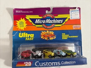 Customs #29 Micro Machines 1988 Ultra Fast Willys Chopped Chevy Vintage New - Picture 1 of 15