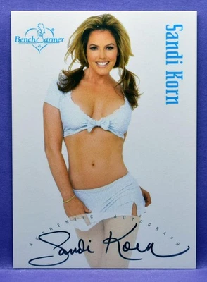 BenchWarmer 2003 Ser. 1 Sandra Taylor  / Sandi Korn Authentic Autograph Card #11 - Image 1 of 2