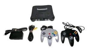 Nintendo 64 N64 Konsole System Bundle - getestet & funktionsfähig - 2 Controller, Kabel - Bild 1 von 13