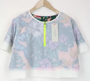 SWEATY BETTY Tournament Tennis Damen L Off-White Kurzarm Sportshirt - Bild 1 von 6