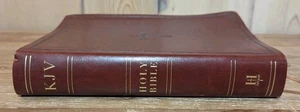 Holy Bible King James Version Large Print Brown Leathertouch by Holman Bibles - Picture 1 of 8