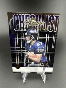 2000 PLAYOFF PRESTIGE TEAM CHECKLIST #CL65 QADRY ISMAIL AUTO BALTIMORE RAVENS - Picture 1 of 2