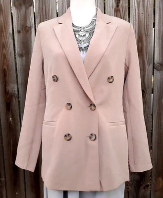 Blazer The Drop Kurt Doble Pecho ~ Praliné/Camel Pequeño Nuevo con Etiquetas (#Z11) Foto 1 de 4