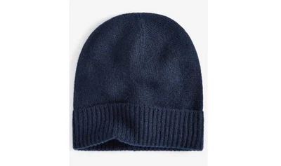 Gorro Charter Club 100 % cachemir con puños, creado para Macys - azul marino Foto 1 de 2